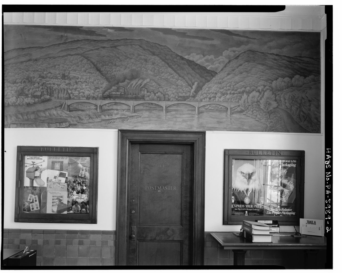 Post office mural