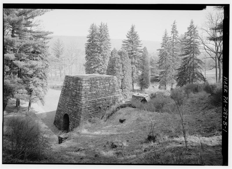 Greenwood Furnace, Stack No. 2, East of McAlevy's Fort on State Route 305, McAlevys Fort