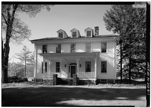 Huntingdon Furnace, Ironmaster's Mansion, 2 miles northwest of Colerain Mansion, Franklinville