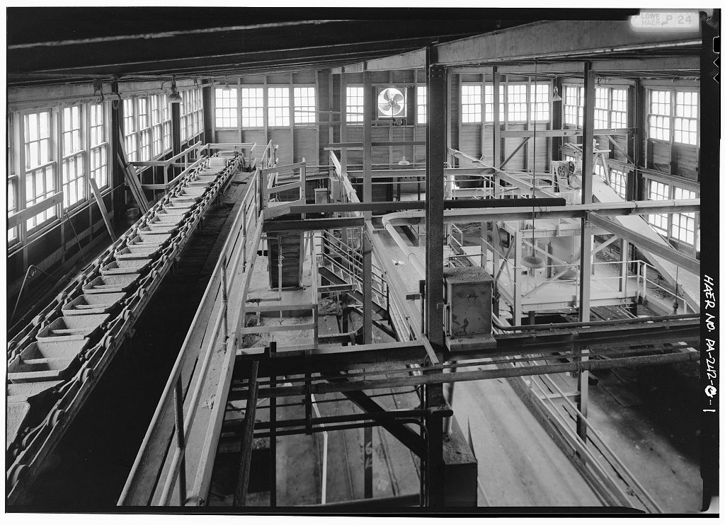 Harbison-Walker molding room
