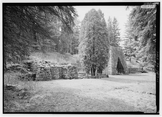 Greenwood Furnace, East of McAlevy's Fort on State Route 305, McAlevys Fort
