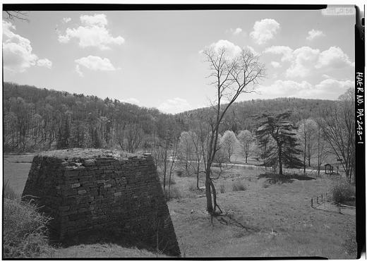 Huntingdon Furnace, 2 miles northwest of Colerain Mansion, Franklinville