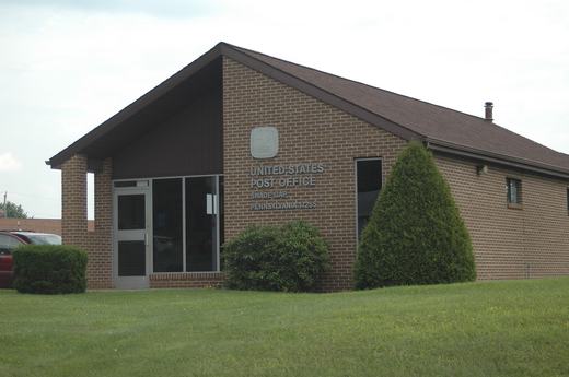 The post office in Shade Gap, Huntingdon County, Pennsylvania